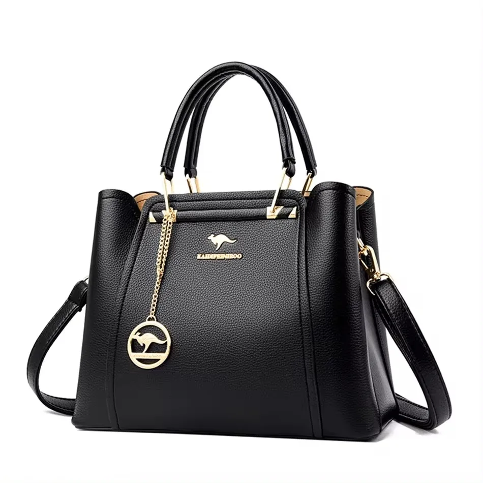 Luxury Handbag Fashion Print Large Capacity Soft Leather Women Shoulder Crossbody Bag Leisure Designer Ladies Purses and Handbag Luxury Handbag Fashion Print Large Capacity Soft Leather Women Shoulder Crossbody Bag Leisure Designer Ladies Purses and Handbag - Image 8