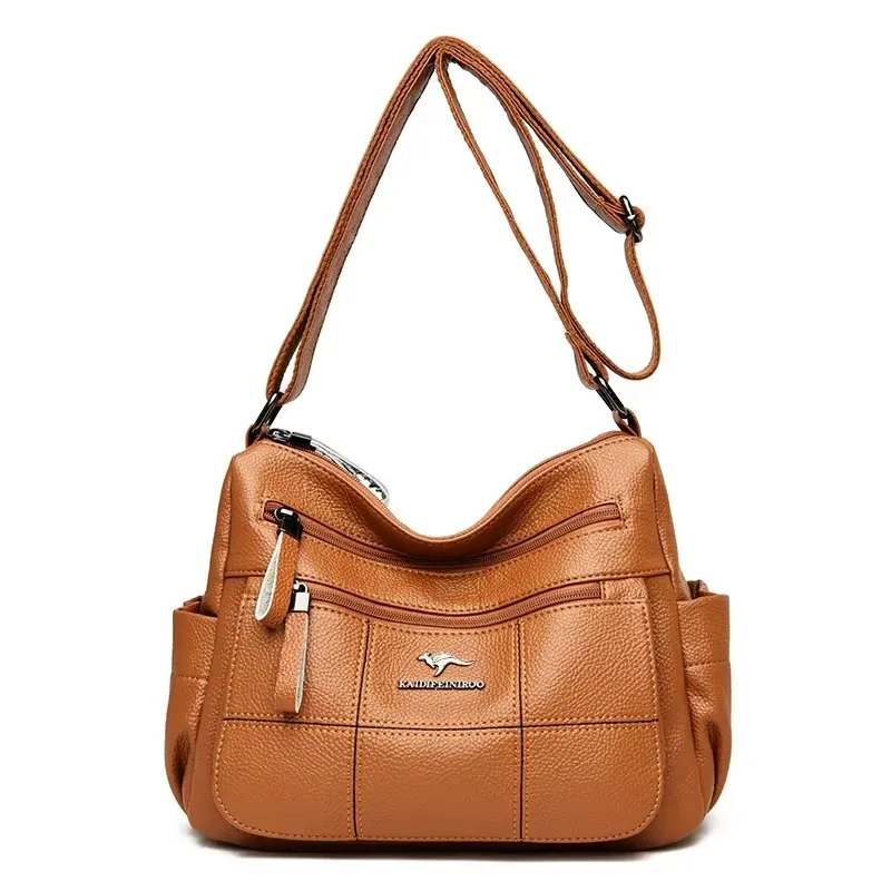 Luxury Handbag Fashion Print Large Capacity Soft Leather Women Shoulder Crossbody Bag Leisure Designer Ladies Purses and Handbag Luxury Handbag Fashion Print Large Capacity Soft Leather Women Shoulder Crossbody Bag Leisure Designer Ladies Purses and Handbag - Image 18
