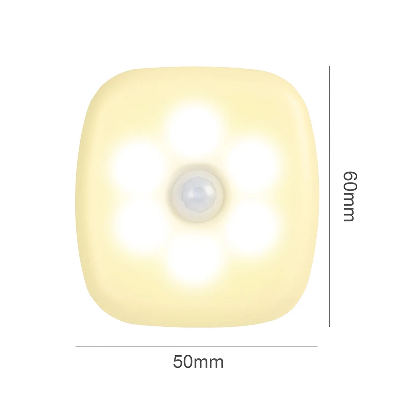 1/2pcs Wireless LED Night Light Motion Sensor EU Plug Children's Nights Light Night Lamp For Home Bedsides Table Bedroom Hallway 1/2pcs Wireless LED Night Light Motion Sensor EU Plug Children's Nights Light Night Lamp For Home Bedsides Table Bedroom Hallway - Image 9