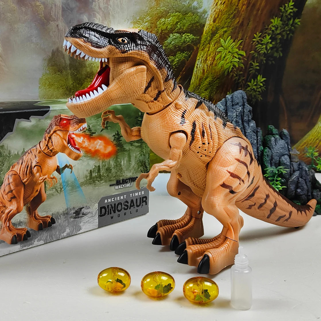 Electric Toy Large Size Walking Spray Lay Eggs Dinosaur Robot for Kids With Light Sound Mechanical Dinosaurs Model Toys Electric Toy Large Size Walking Spray Lay Eggs Dinosaur Robot for Kids With Light Sound Mechanical Dinosaurs Model Toys - Image 7