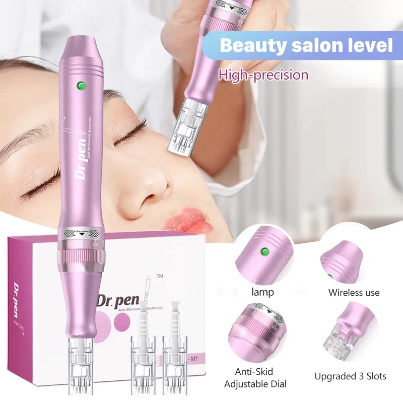 Authentic Dr. Pen Ultima M7 12Pcs 0.25mm Needles Multi-function Facial Mesotherapy Skin Wireless Electric Derma Beauty Device Authentic Dr. Pen Ultima M7 12Pcs 0.25mm Needles Multi-function Facial Mesotherapy Skin Wireless Electric Derma Beauty Device - Image 2