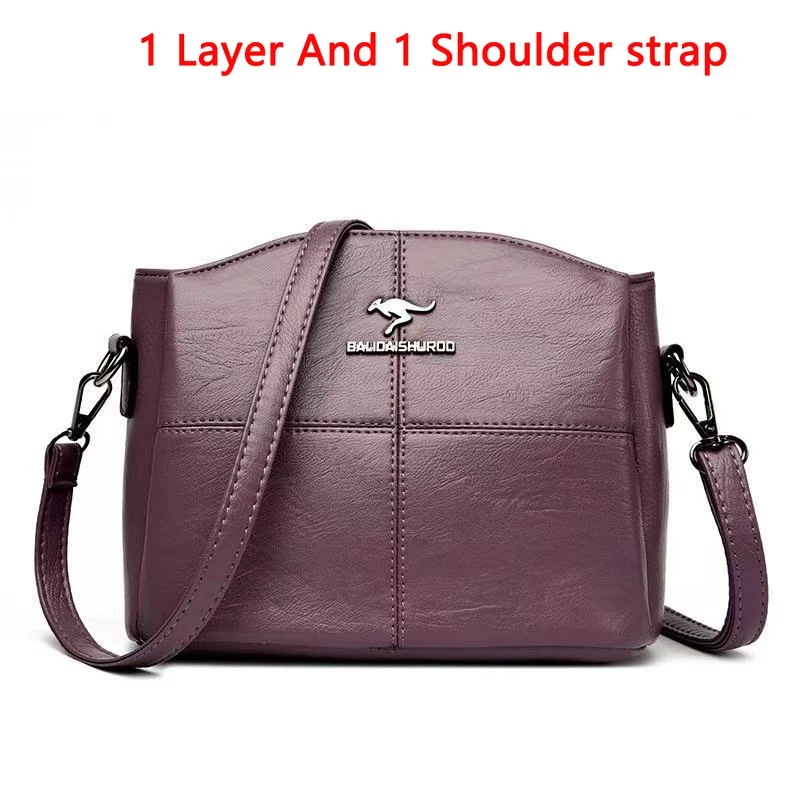 Luxury Handbag Fashion Print Large Capacity Soft Leather Women Shoulder Crossbody Bag Leisure Designer Ladies Purses and Handbag Luxury Handbag Fashion Print Large Capacity Soft Leather Women Shoulder Crossbody Bag Leisure Designer Ladies Purses and Handbag - Image 30