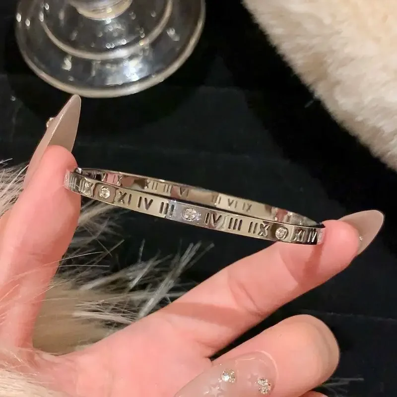 Silver Color Stainless Steel Colorfast Bracelets Skyful Star Bracelet Set for Women Fashion Light Luxury Jewelry Gifts Wholesale Silver Color Stainless Steel Colorfast Bracelets Skyful Star Bracelet Set for Women Fashion Light Luxury Jewelry Gifts Wholesale - Image 11