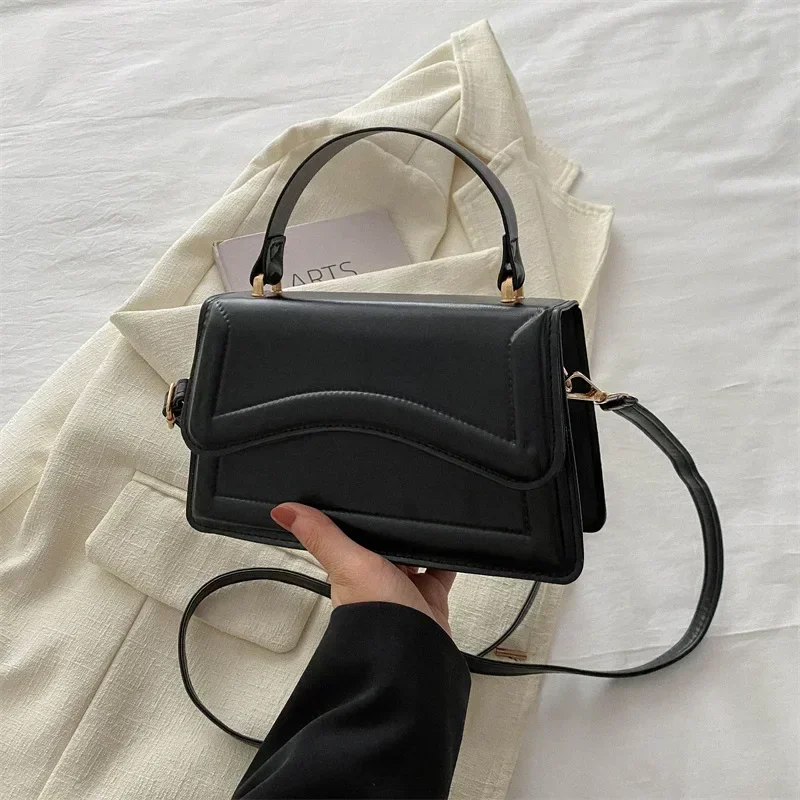 High Quality PU Leather Handbag Purse Women's Bag Solid Color Shoulder Crossbody Bags Lady Messenger Small Tote for Women Girls High Quality PU Leather Handbag Purse Women's Bag Solid Color Shoulder Crossbody Bags Lady Messenger Small Tote for Women Girls