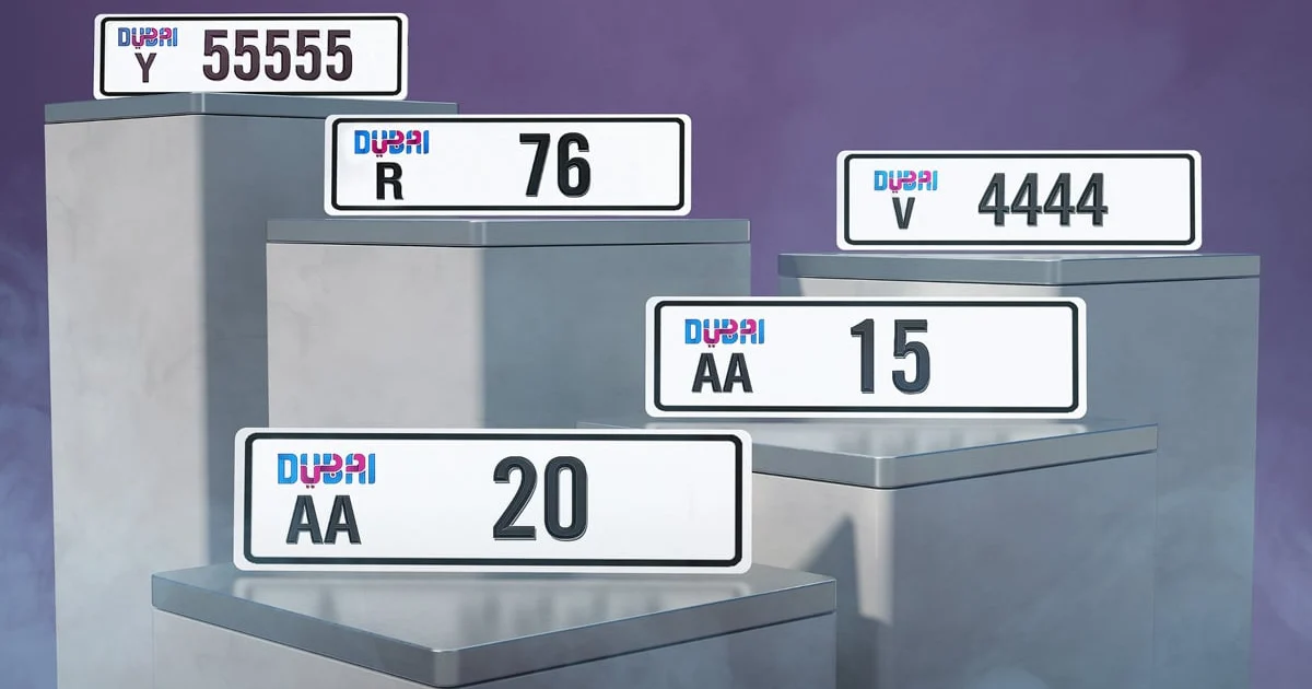 What is the Value of Number Plates in Dubai