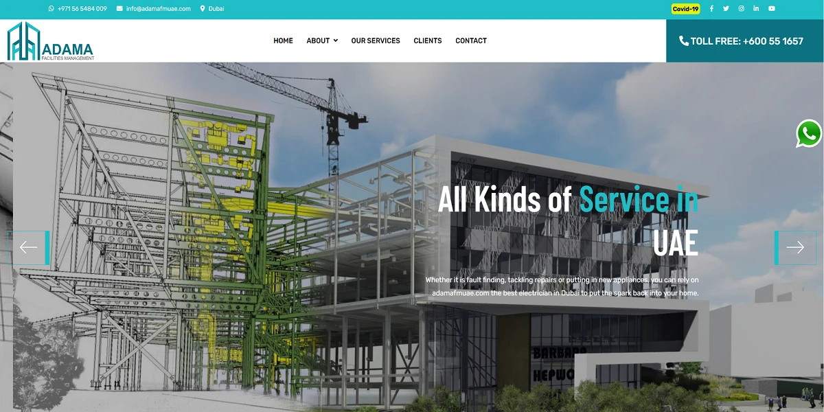 Top 10 Facility Management Companies in Dubai | ISO Certified List 2026 ADAMA Facilities Management