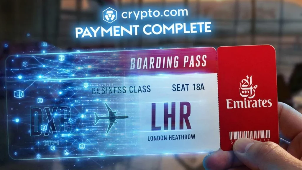 Emirates Launches Crypto.com Pay for Flight Bookings - Ever List