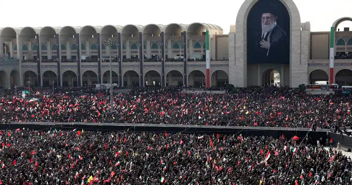 Massive Crowds Gather in Tehran for Ayatollah's State Funeral - Ever List News
