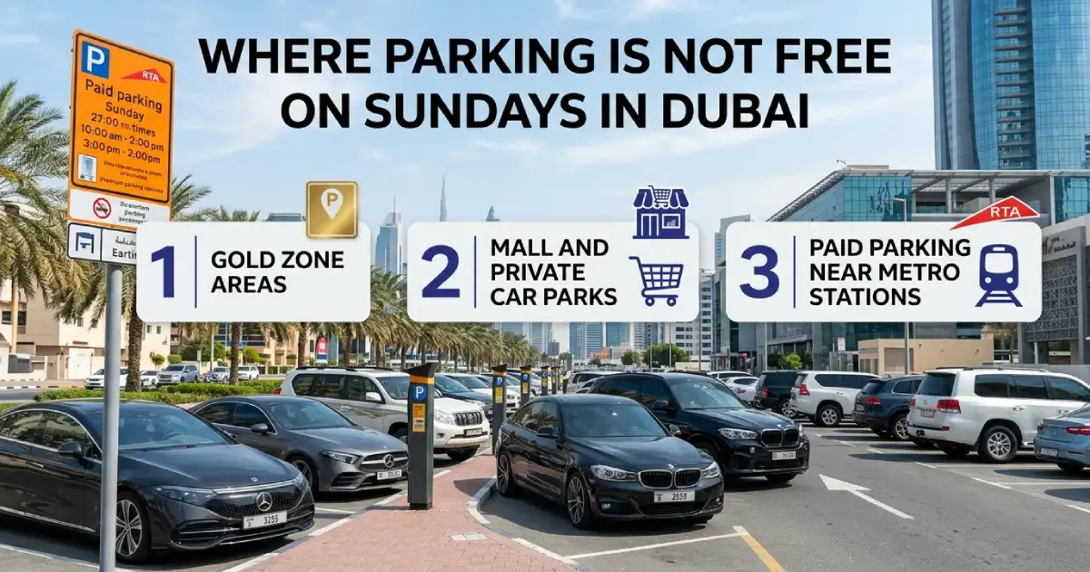 Where Parking Is NOT Free on Sundays in Dubai - Ever List