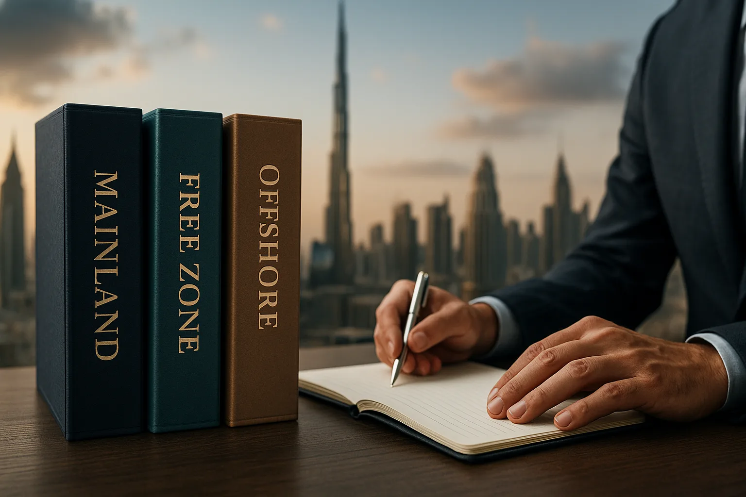How to Register a Company in Dubai: A Practical 2026 Guide for Mainland and Free Zone Businesses Dubai business setup comparison showing mainland, free zone, and offshore company options
