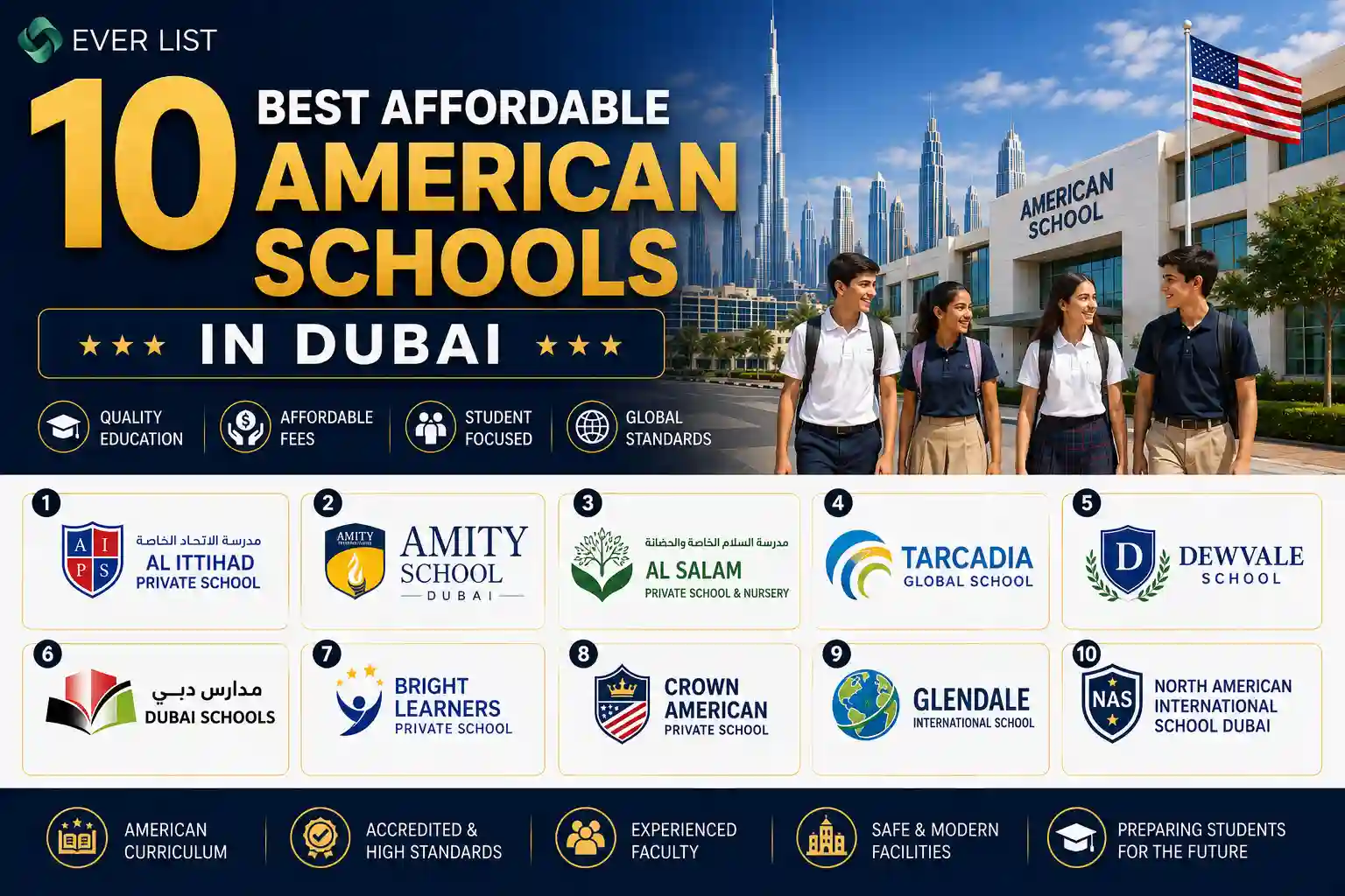 10 Best Affordable American Schools in Dubai