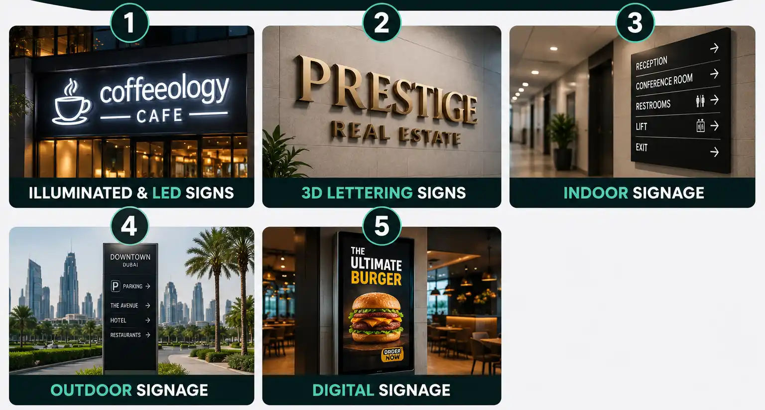 Importance of Signage In Dubai For Businesses