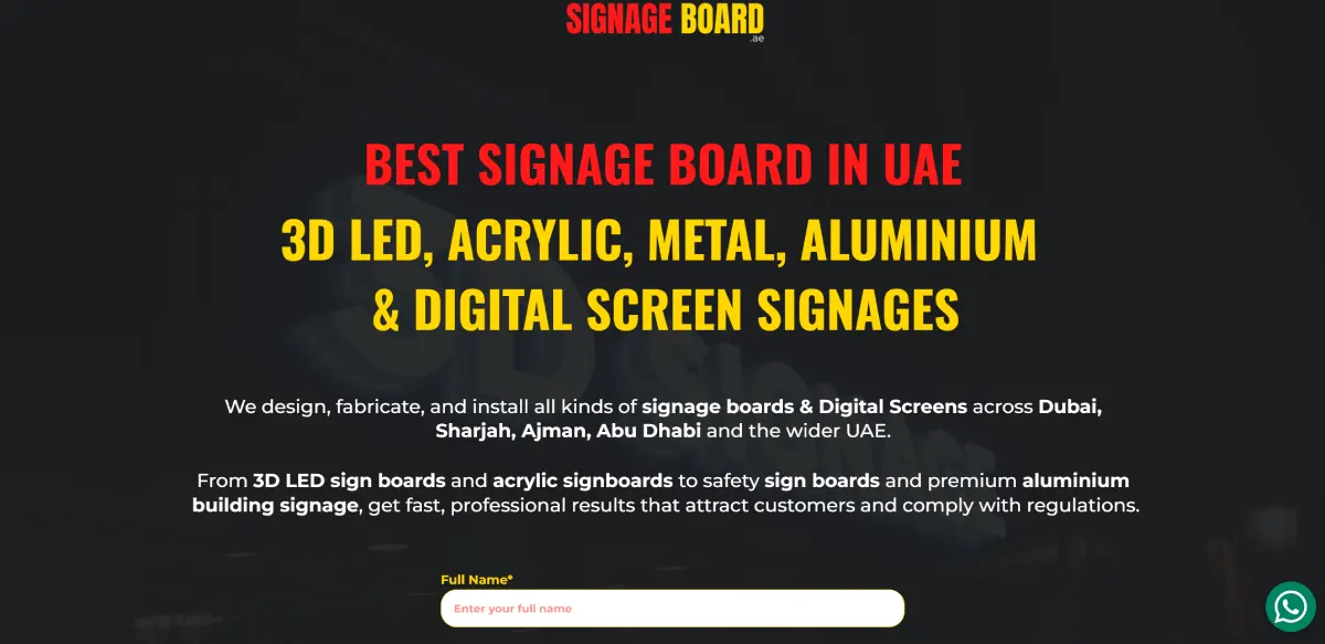 Signboard 3D