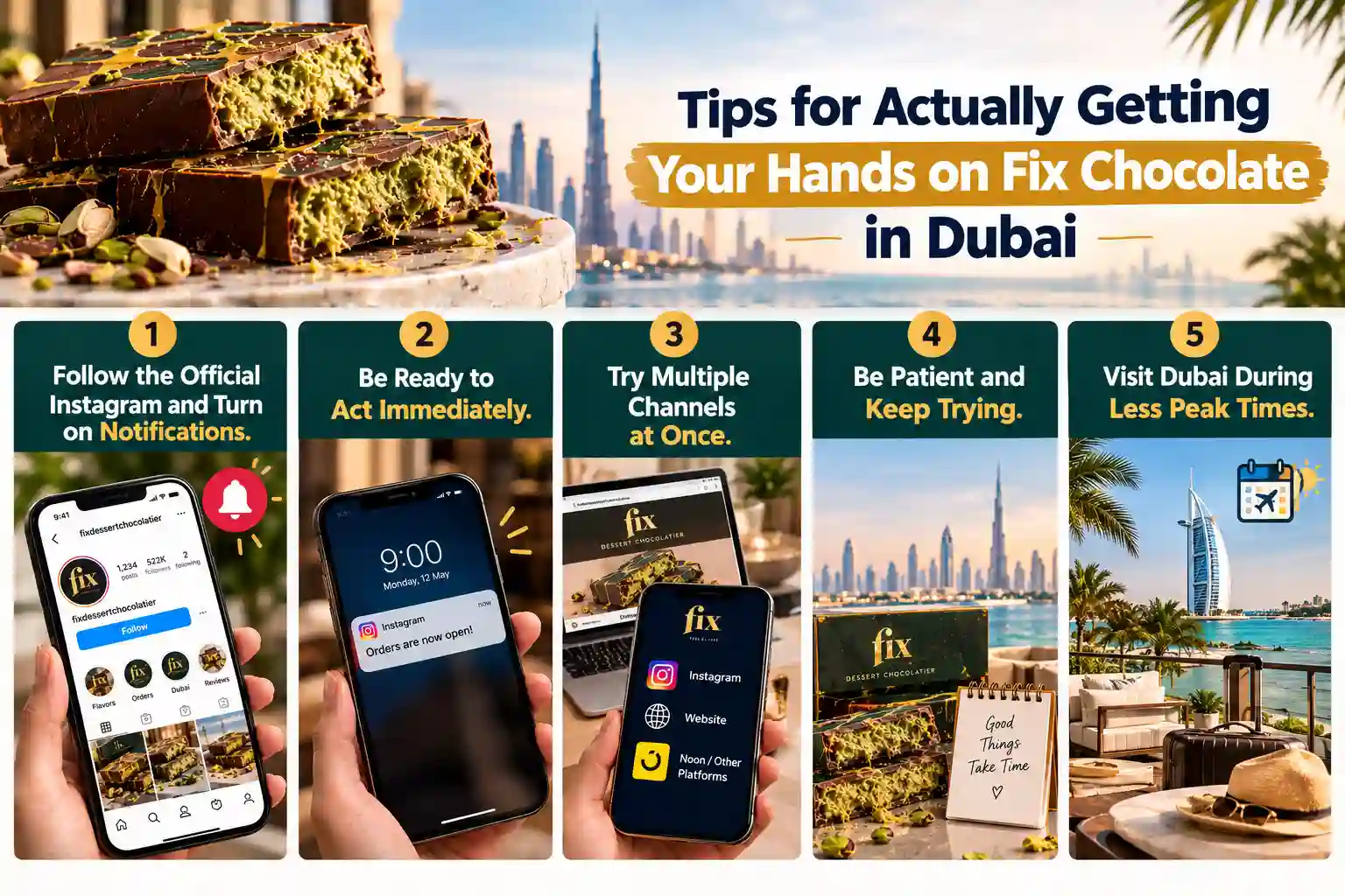 Tips for Actually Getting Your Hands on Fix Chocolate in Dubai