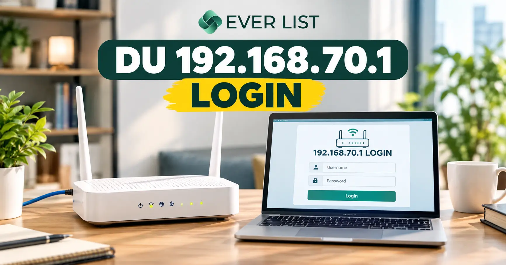 DU 192.168.70.1 Login - Ever List