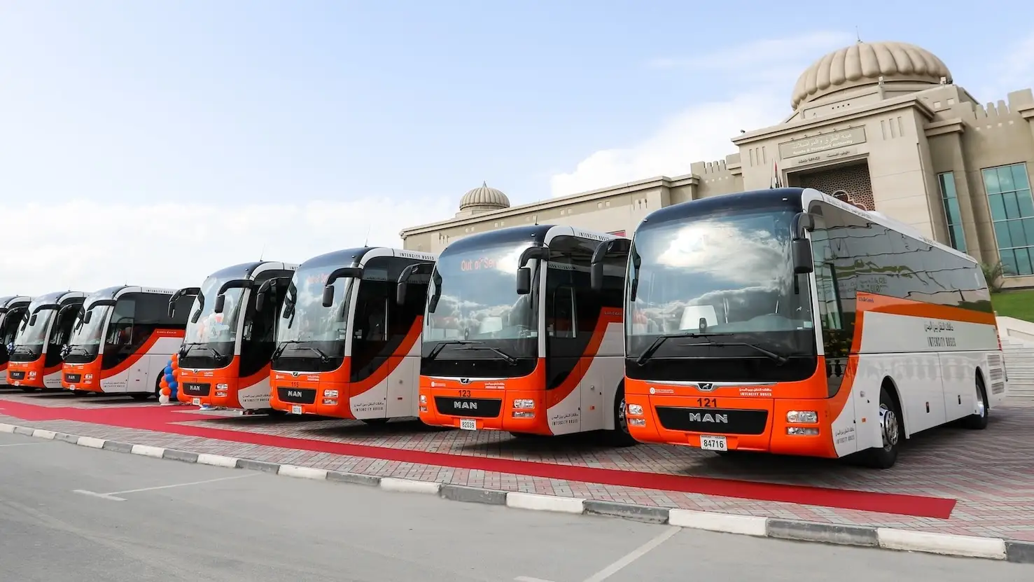 What time is the last bus from Abu Dhabi to Sharjah